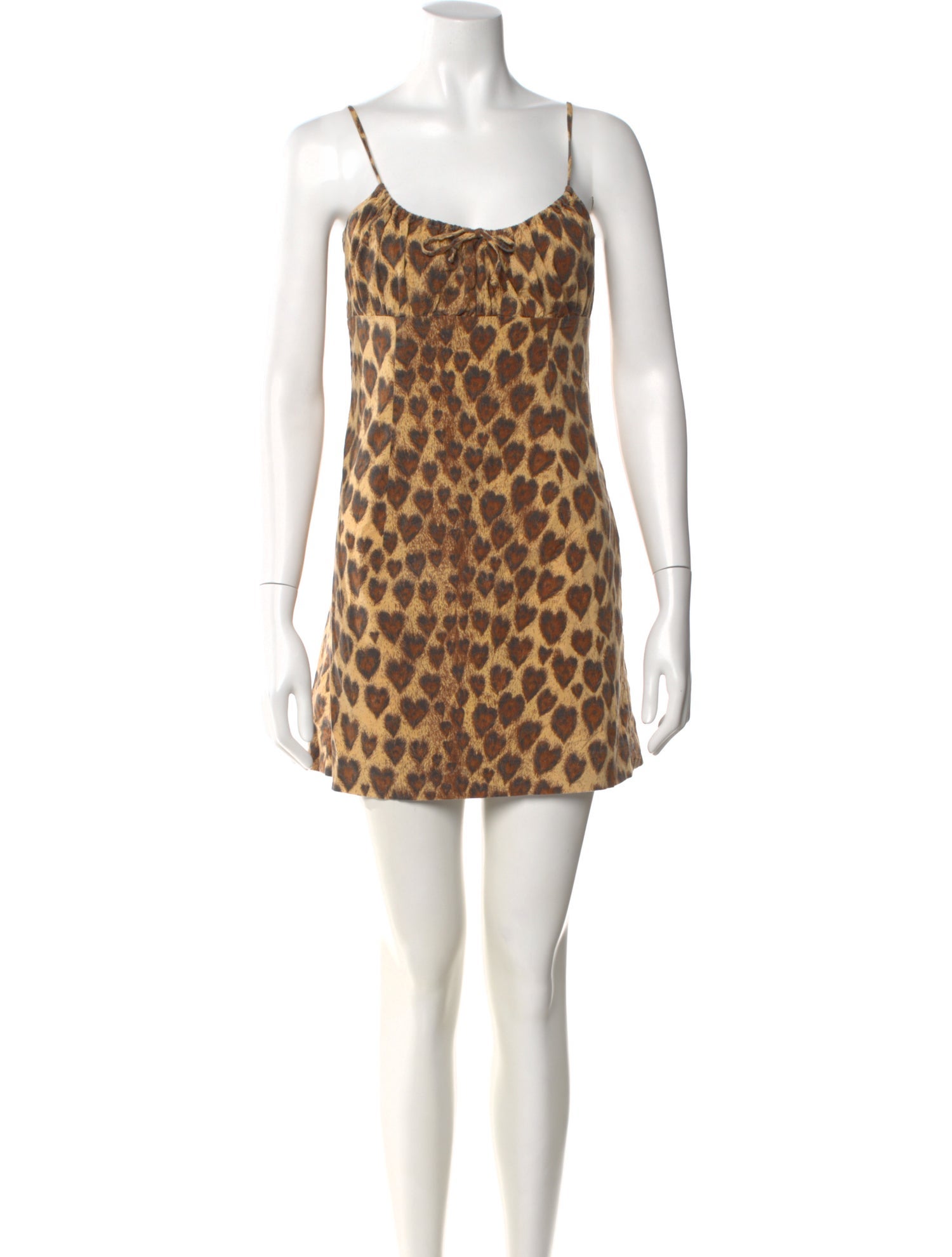 Moschino Animal Print Mini Dress