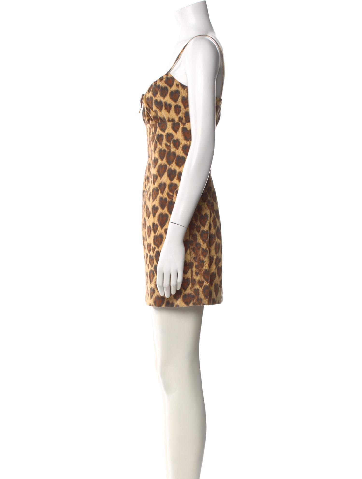 Moschino Animal Print Mini Dress