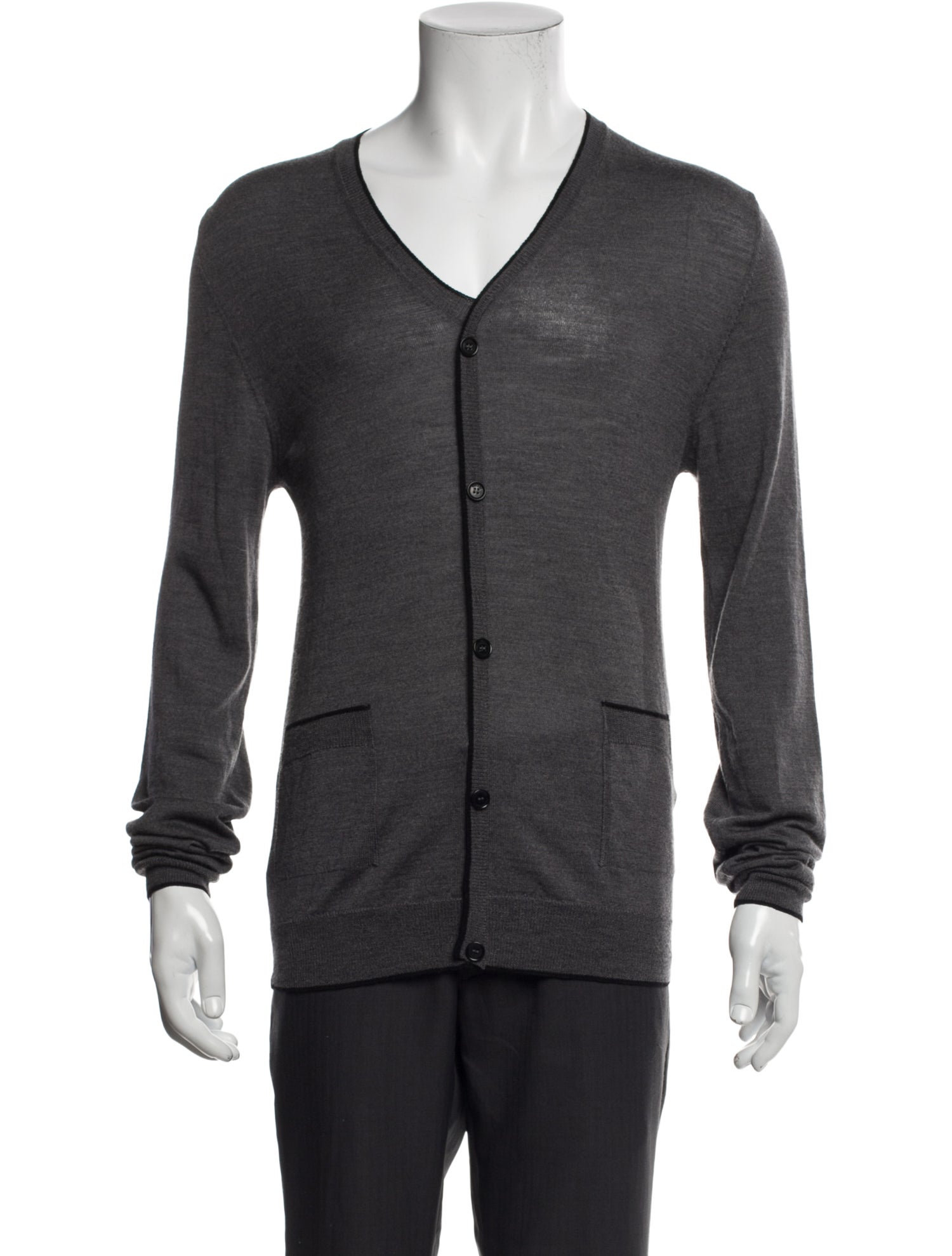 Moschino Merino Wool V-Neck Cardigan