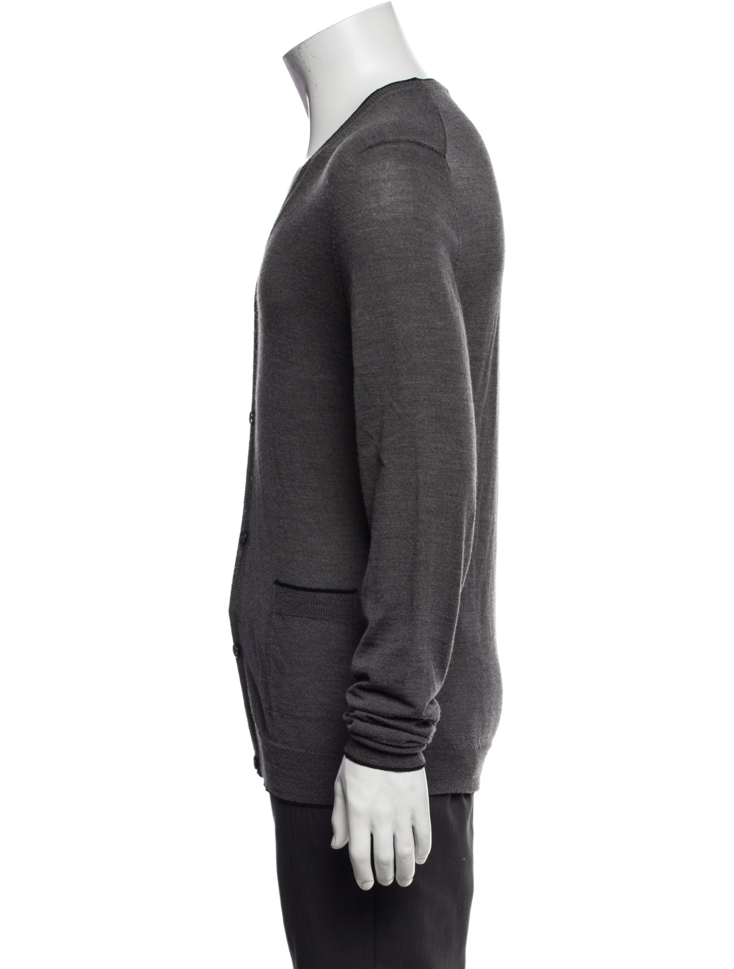 Moschino Merino Wool V-Neck Cardigan