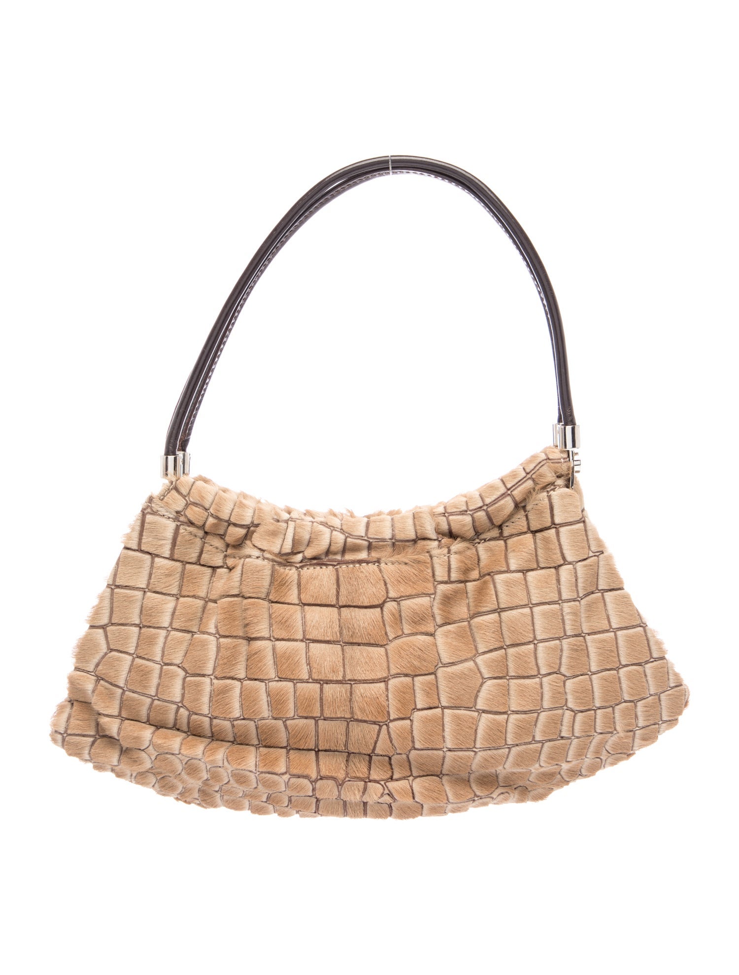 Moschino Ponyhair Top Handle Bag Vintage - Neutrals Handle Bags 