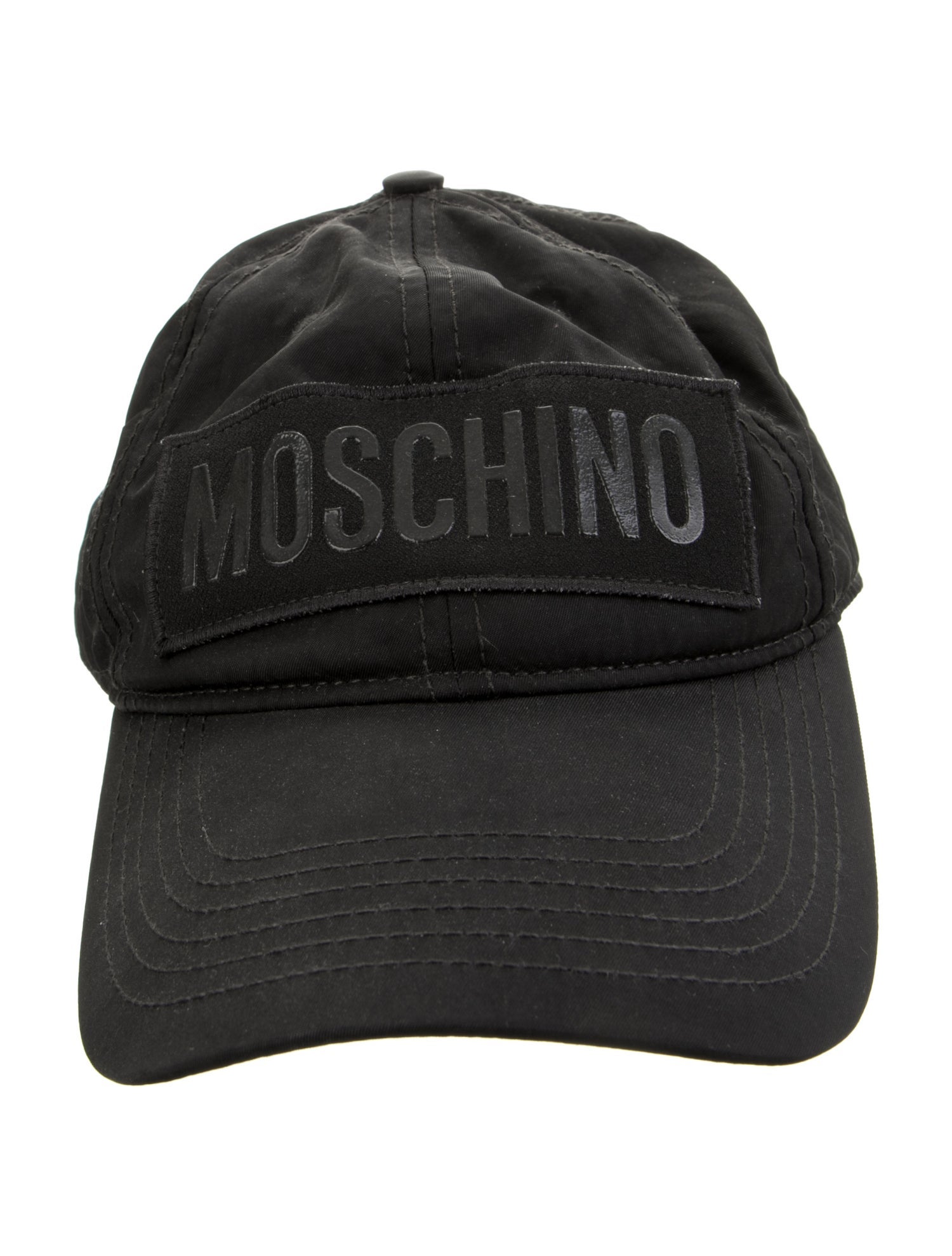 Moschino Nylon Baseball Hat - Black Hats, Accessories  display picture 1