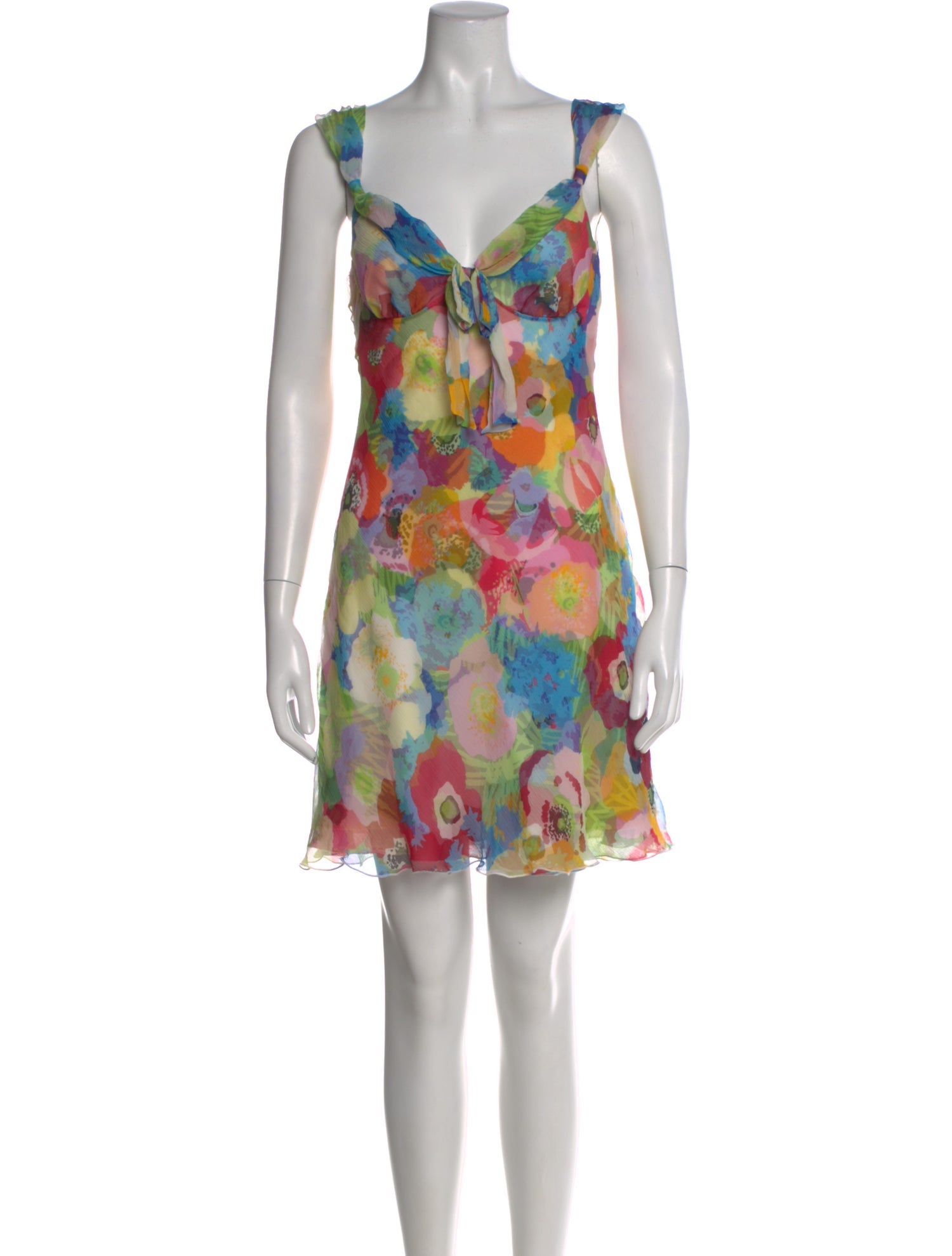 Moschino Floral Print Mini Dress