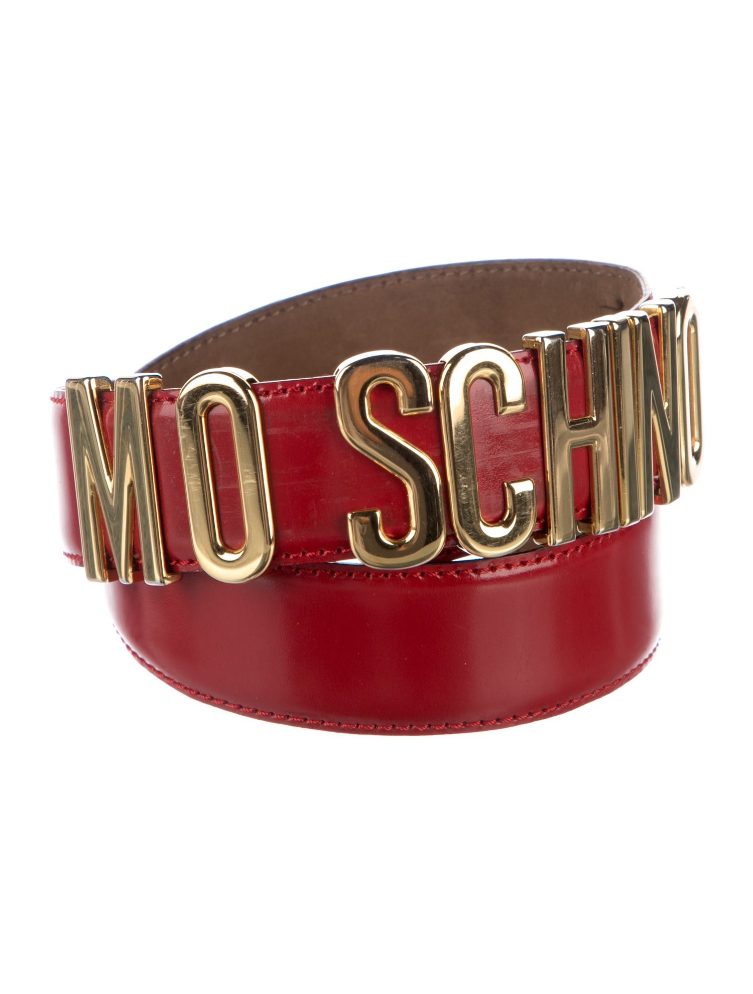 Moschino Leather Waist Belt