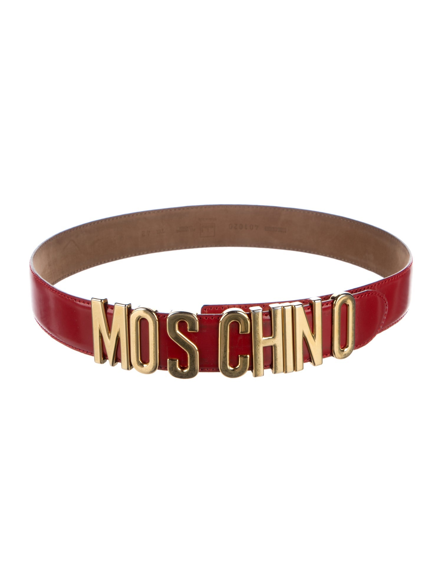 Moschino Leather Waist Belt