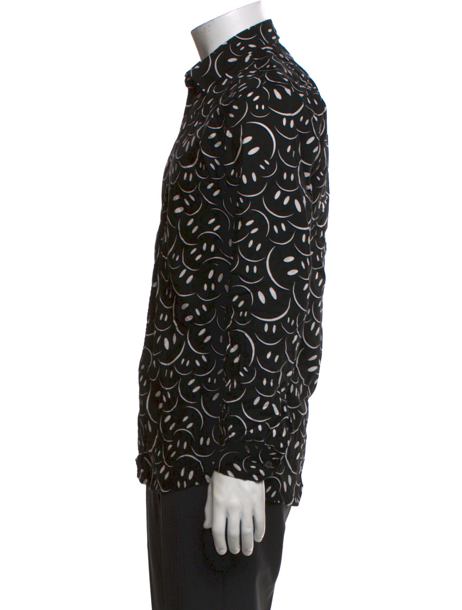 Moschino Graphic Print Long Sleeve Shirt