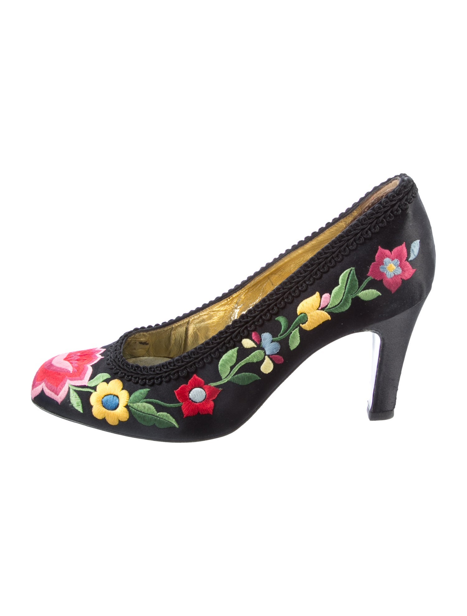 Moschino Floral Print Pumps