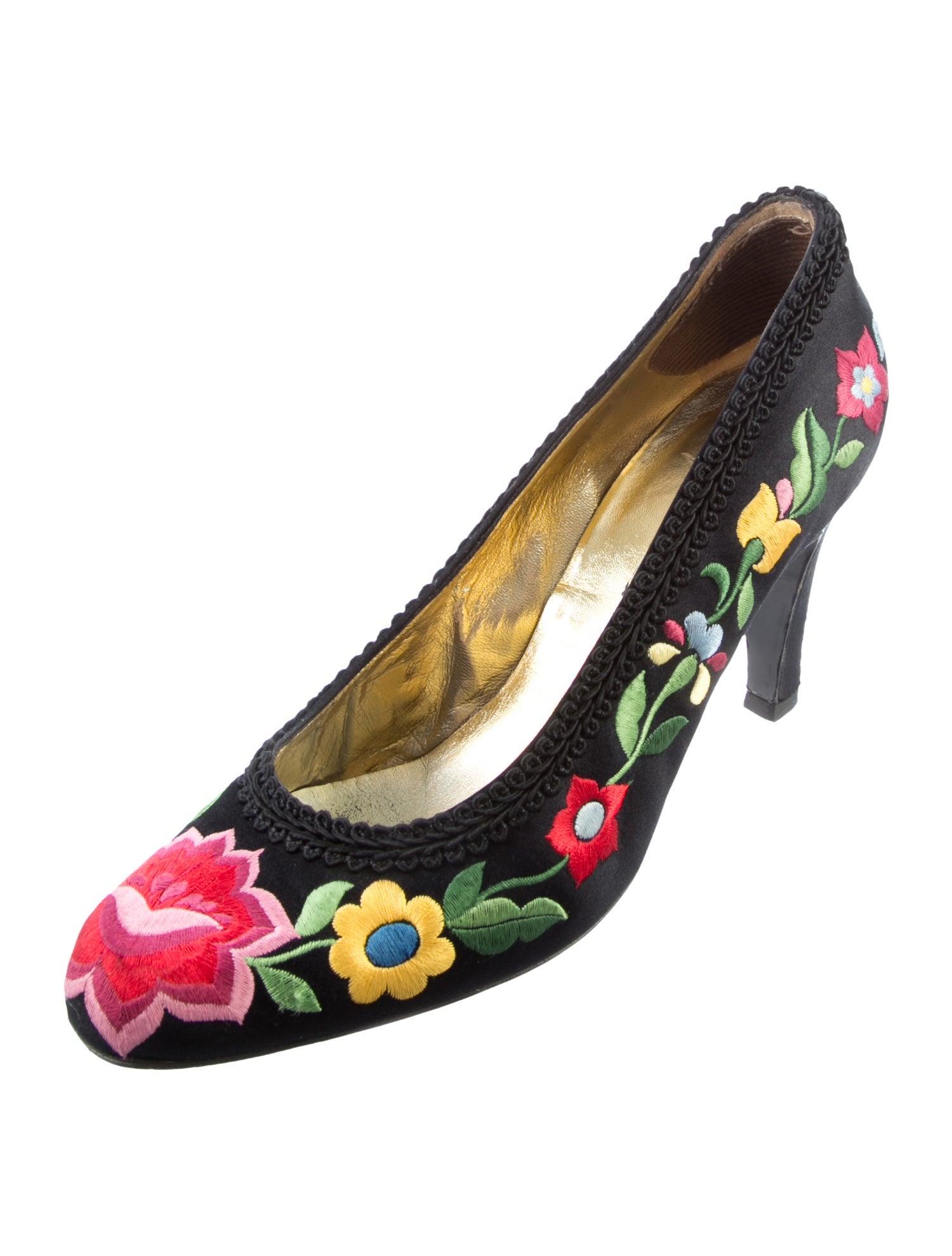 Moschino Floral Print Pumps