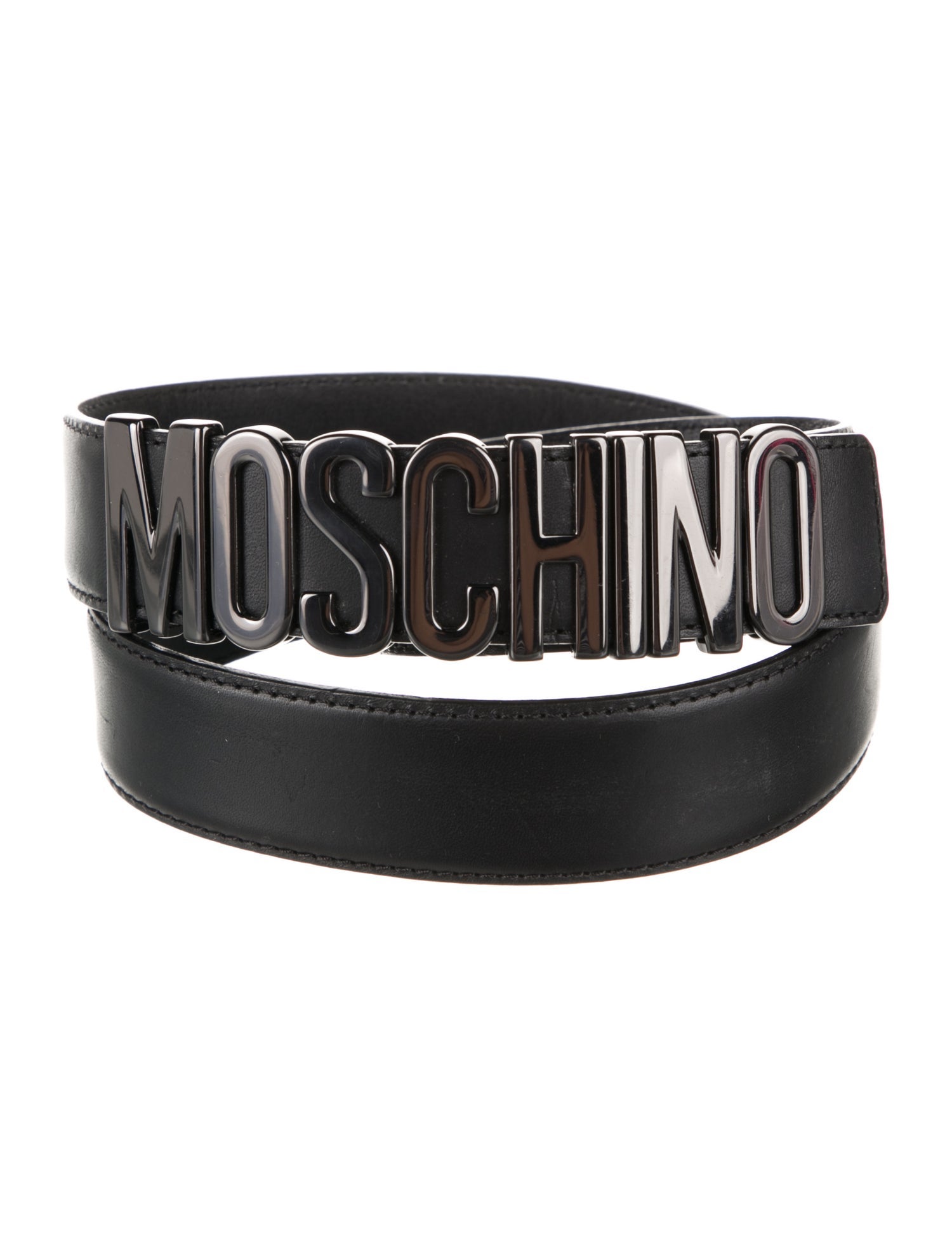 Moschino Leather Waist Belt