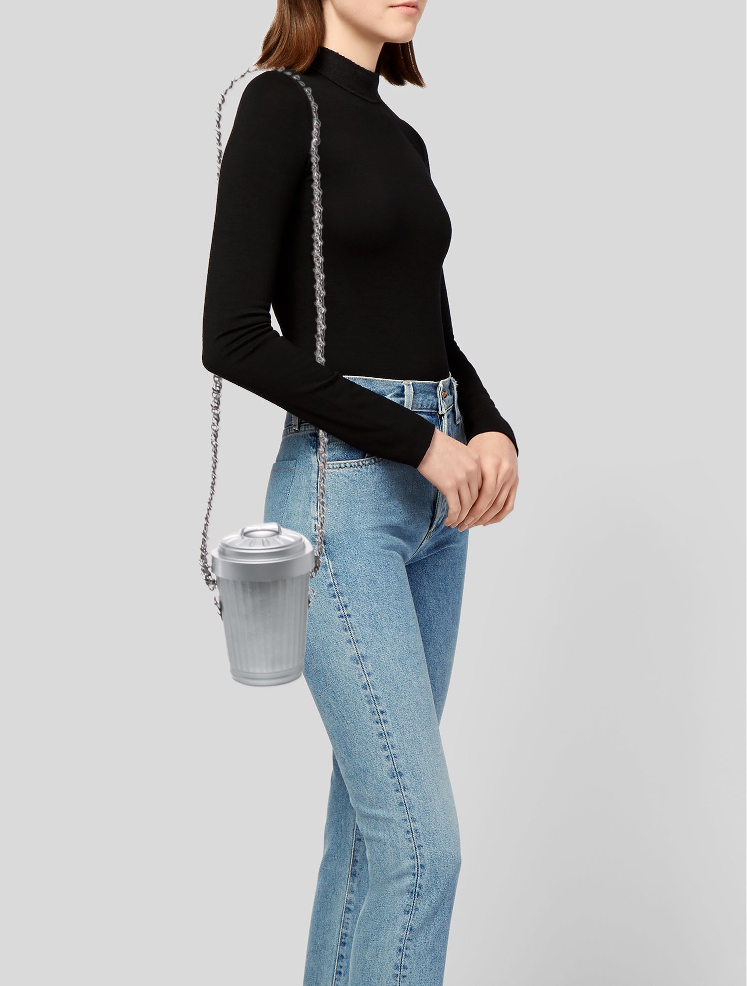Chanel 2022 Coco Punk Cube Clutch w/ Chain - Metallic Crossbody