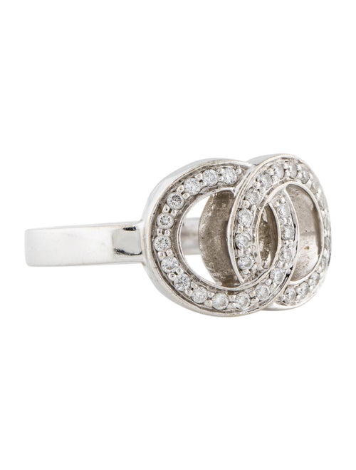 Movado Diamond Interlocking Circle Ring