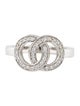 Movado Diamond Interlocking Circle Ring