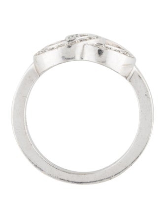 Movado Diamond Interlocking Circle Ring
