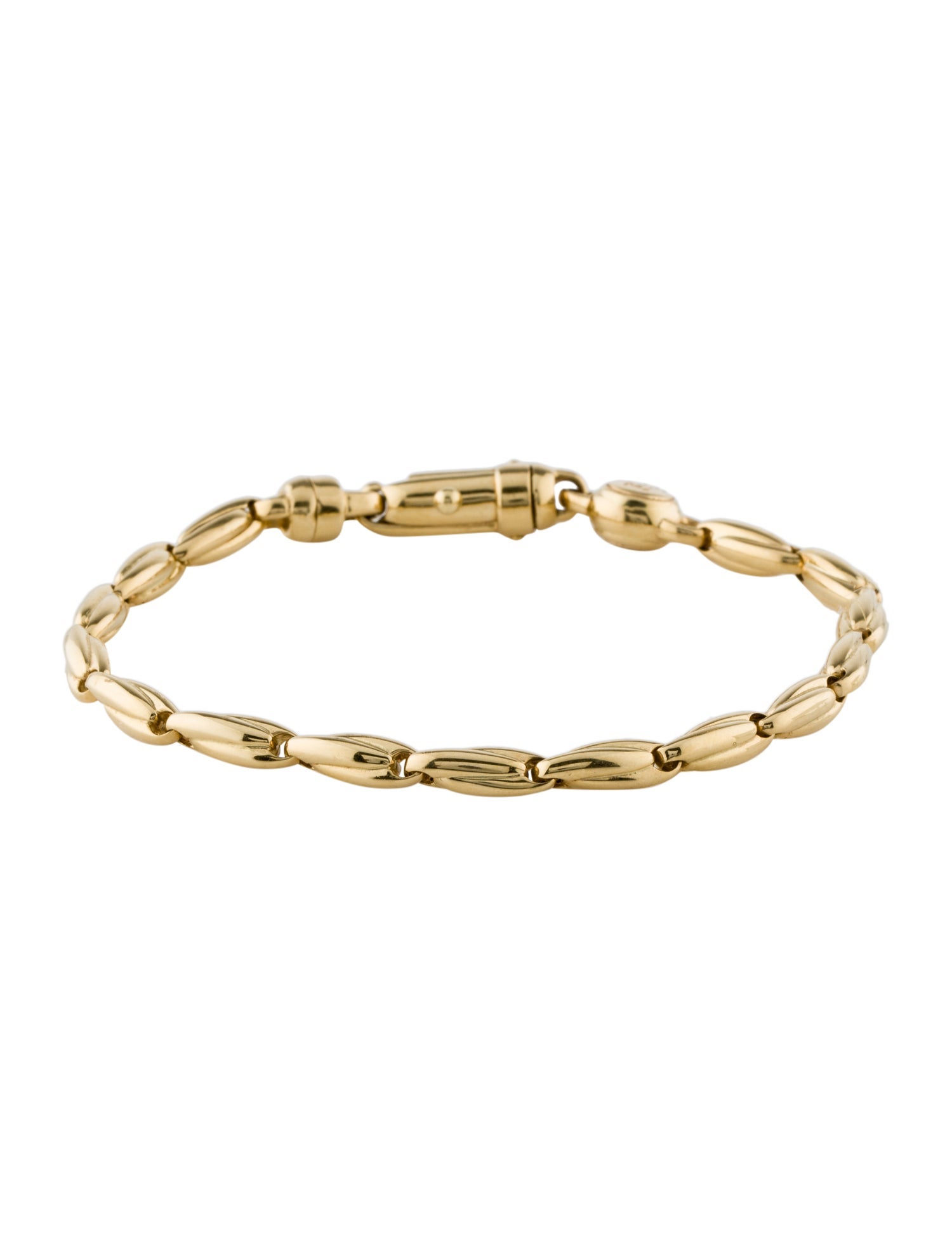 Movado 18K Link Bracelet 18K Yellow Gold Link, Bracelets MOV29444