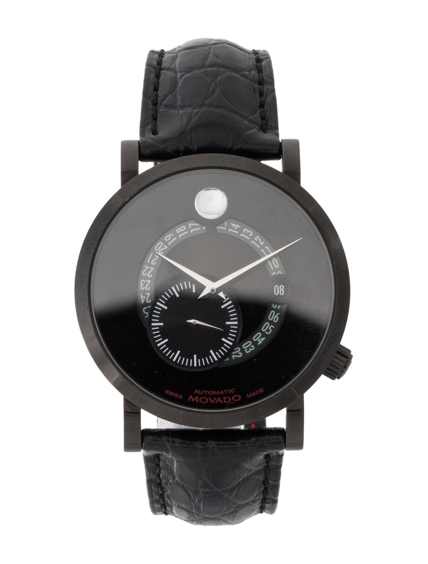 Movado Museum Red Label Calendomatic Watch