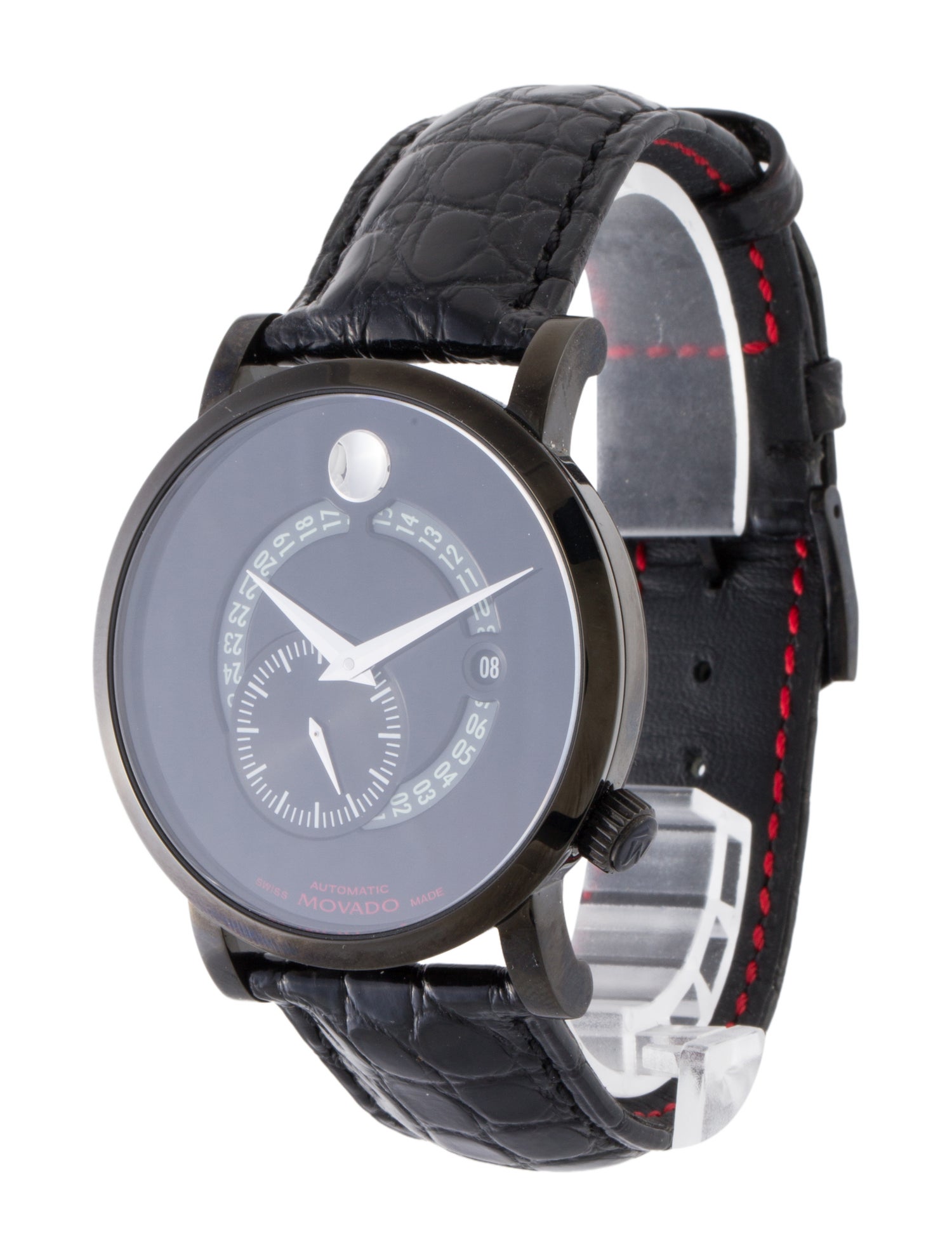 Movado Museum Red Label Calendomatic Watch