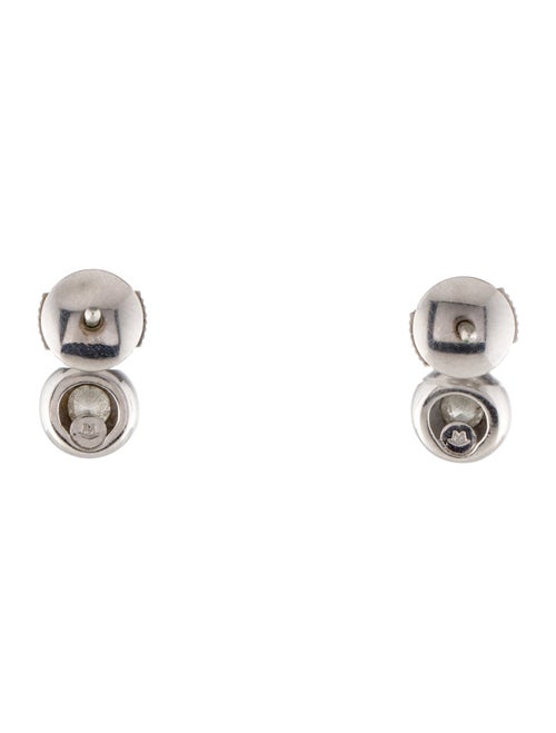 Movado 18K Diamond Drop Earrings