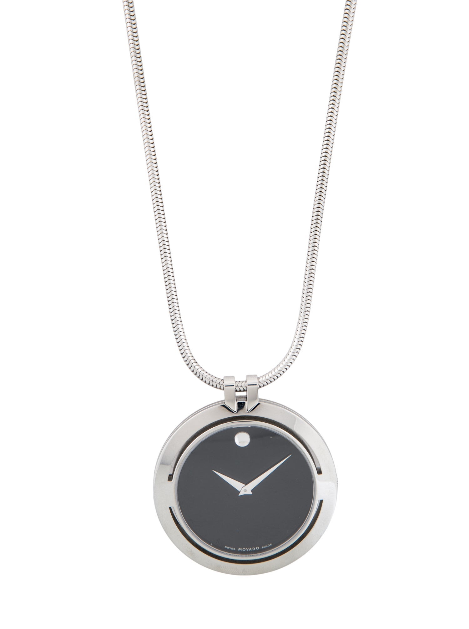 Movado Watch Pendant Necklace