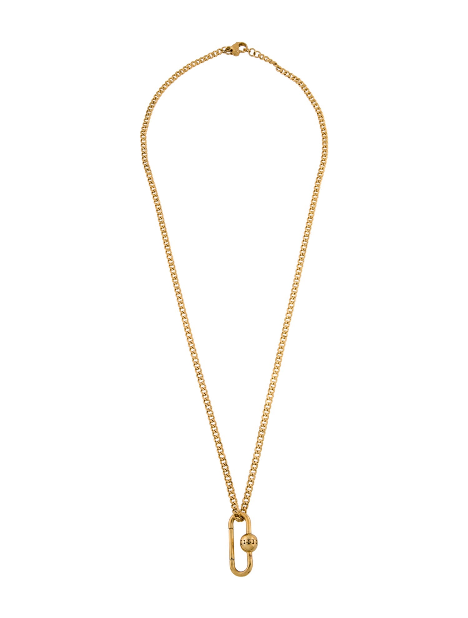 Movado Sphere Lock Pendant Necklace