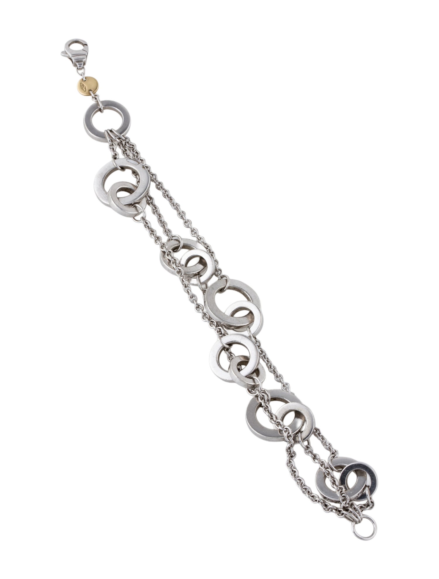 Movado Circle Link Multistrand Bracelet
