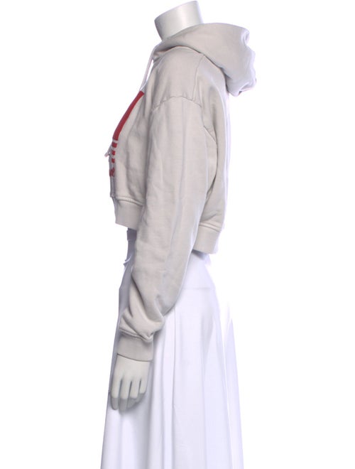 Mowalola Graphic Print Mock Neck Sweatshirt