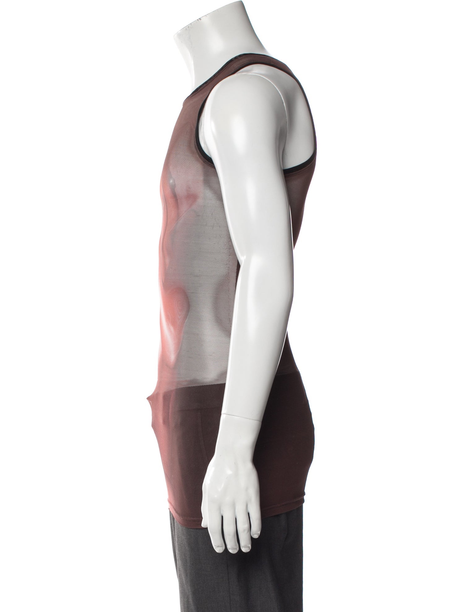 Mowalola Tie-Dye Print Sleeveless Shirt