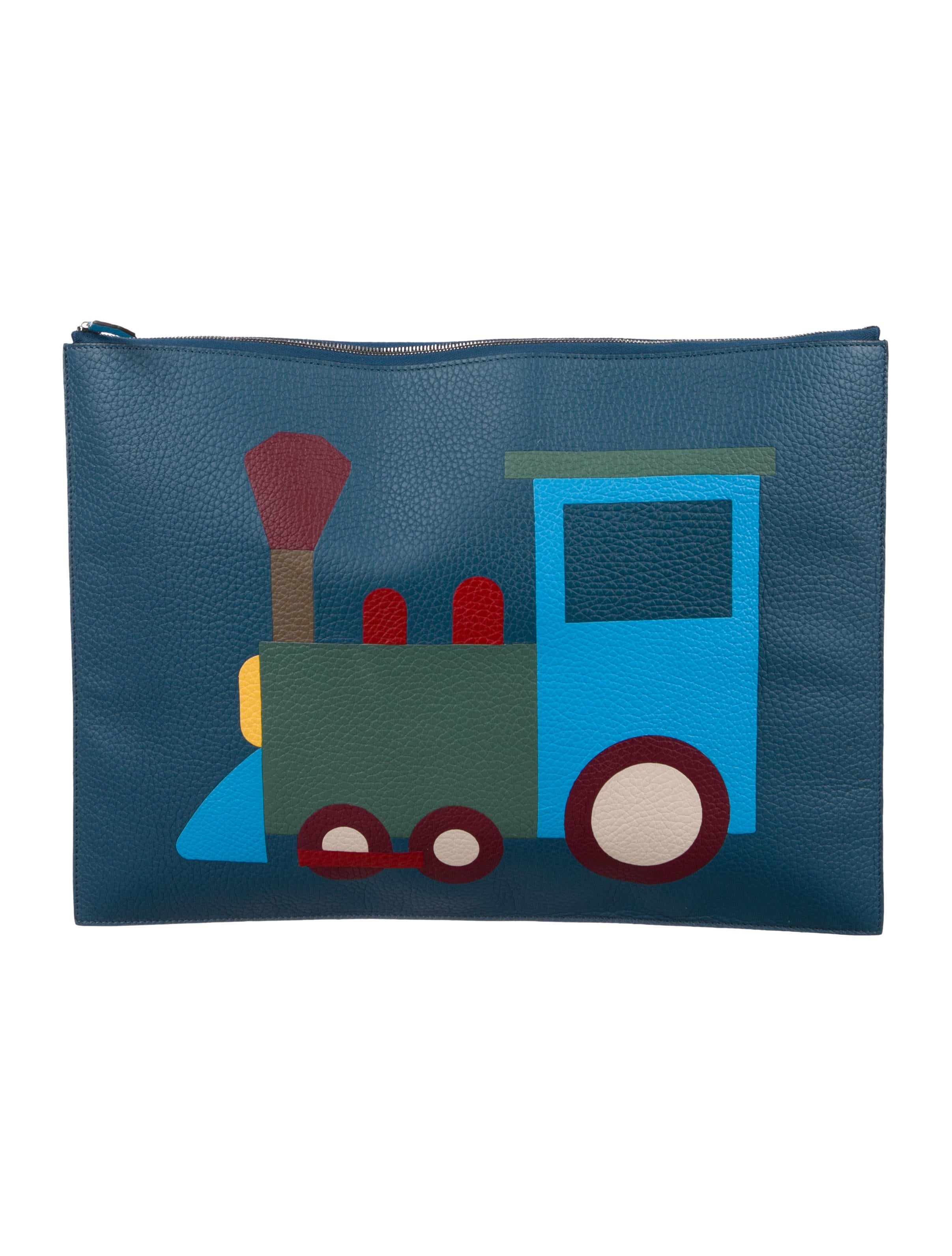 Tagr Leather Train Clutch By Moynat Moynat Leather Train Clutch