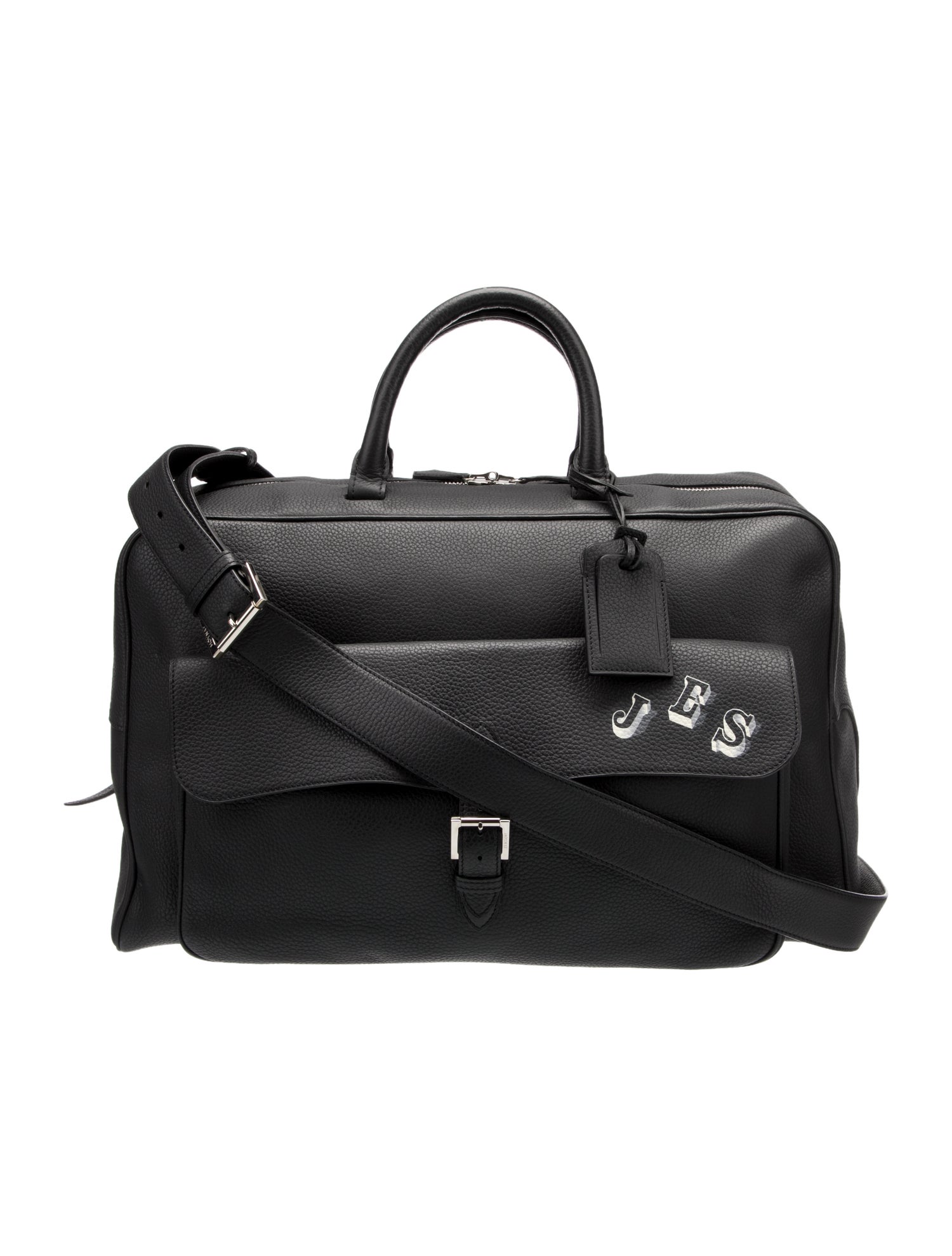 Moynat Leather Messenger Bag