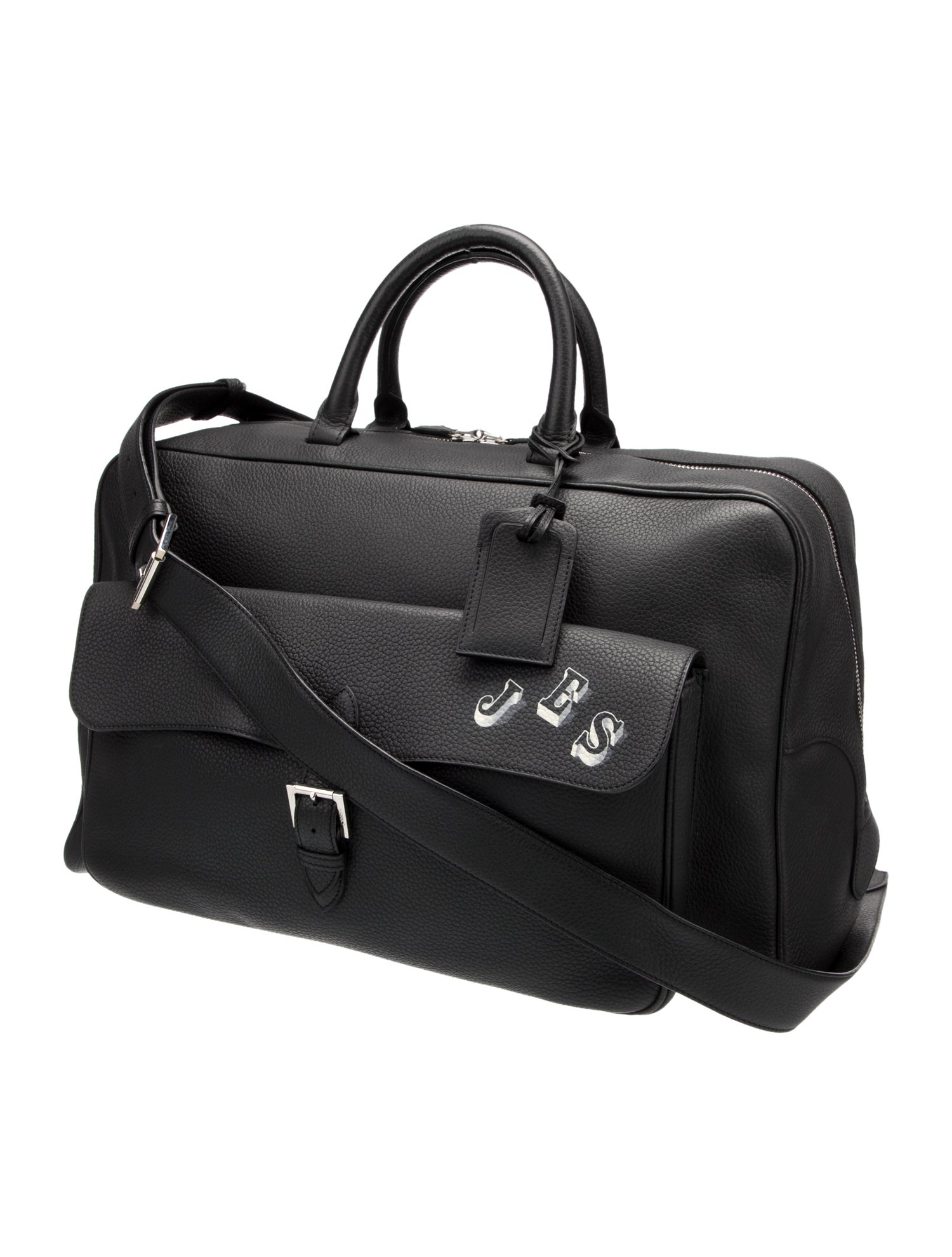 Moynat Leather Messenger Bag