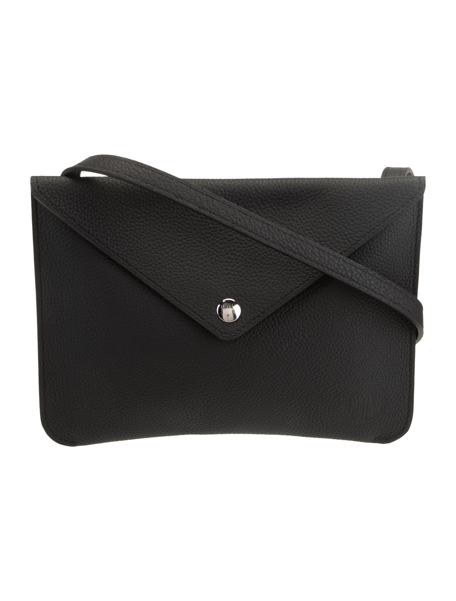 Moynat Leather Messenger Bag