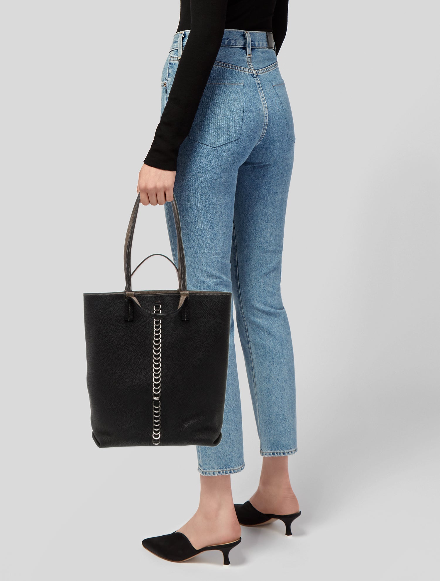 Moynat Leather Bucket Bag