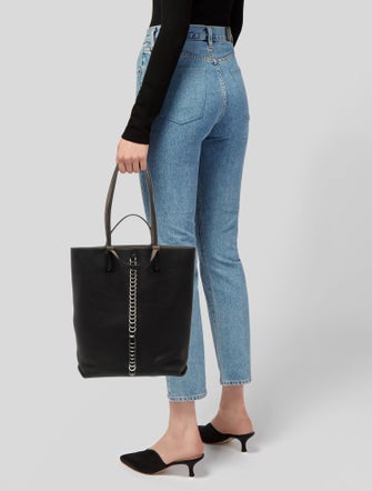 Moynat Leather Bucket Bag