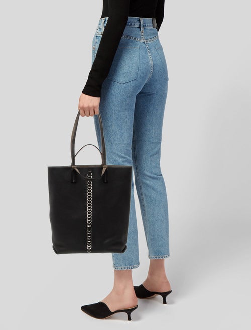 Moynat Leather Bucket Bag