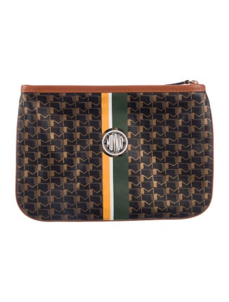 Moynat Leather Printed Coin Pouch