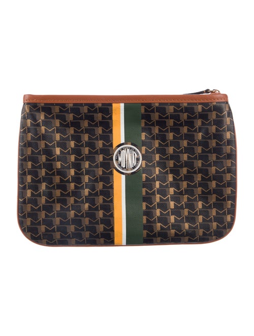 Moynat Leather Printed Coin Pouch
