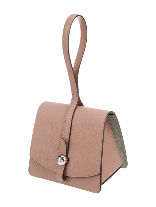 Moynat Leather Madeleine Clutch