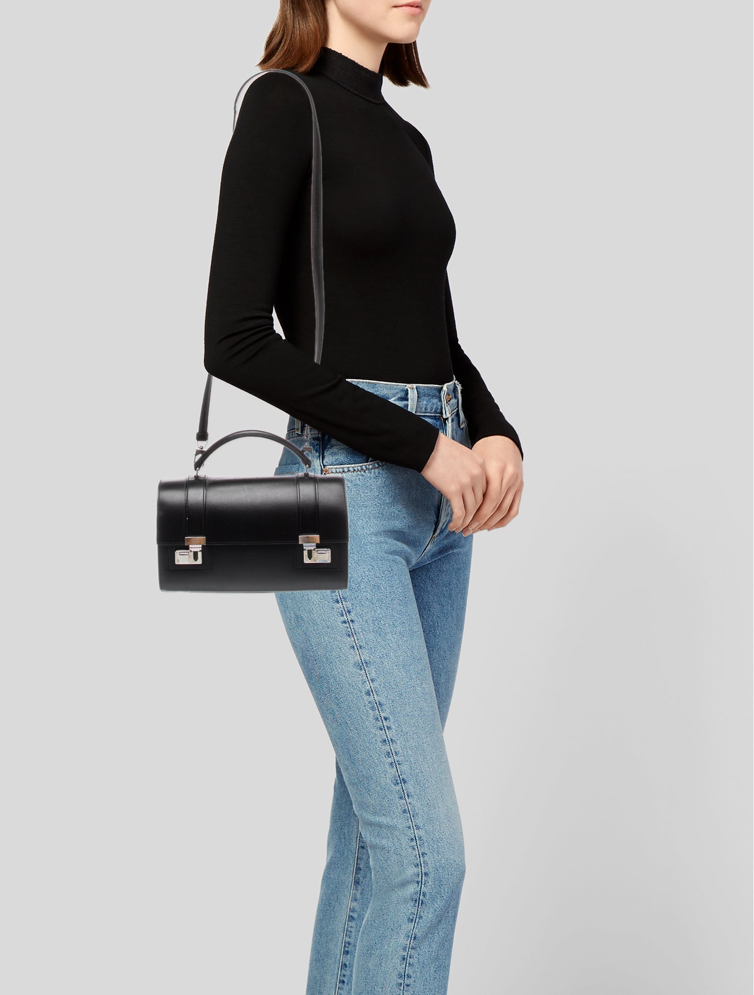 Moynat Leather Cabotin Medium