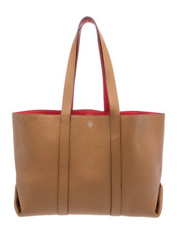 Pre-owned Moynat Leather Duo Cabas Mm