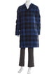 MP Massimo Piombo Plaid Print Overcoat