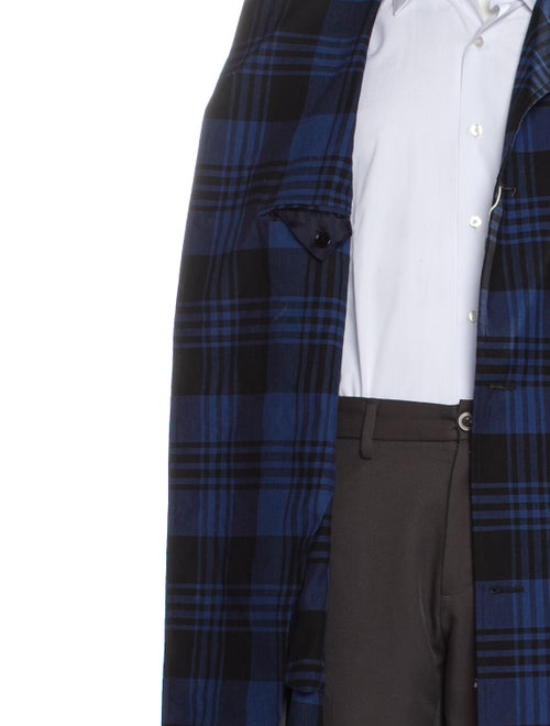MP Massimo Piombo Plaid Print Overcoat