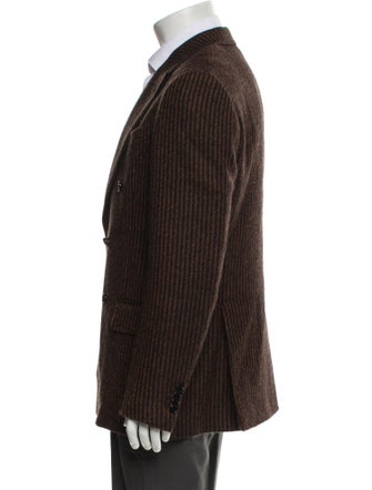 MP Massimo Piombo Wool Striped Blazer