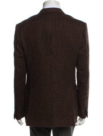 MP Massimo Piombo Wool Striped Blazer