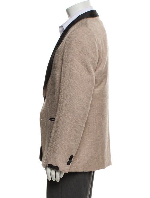 MP Massimo Piombo Colorblock Pattern Blazer