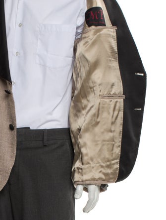 MP Massimo Piombo Colorblock Pattern Blazer