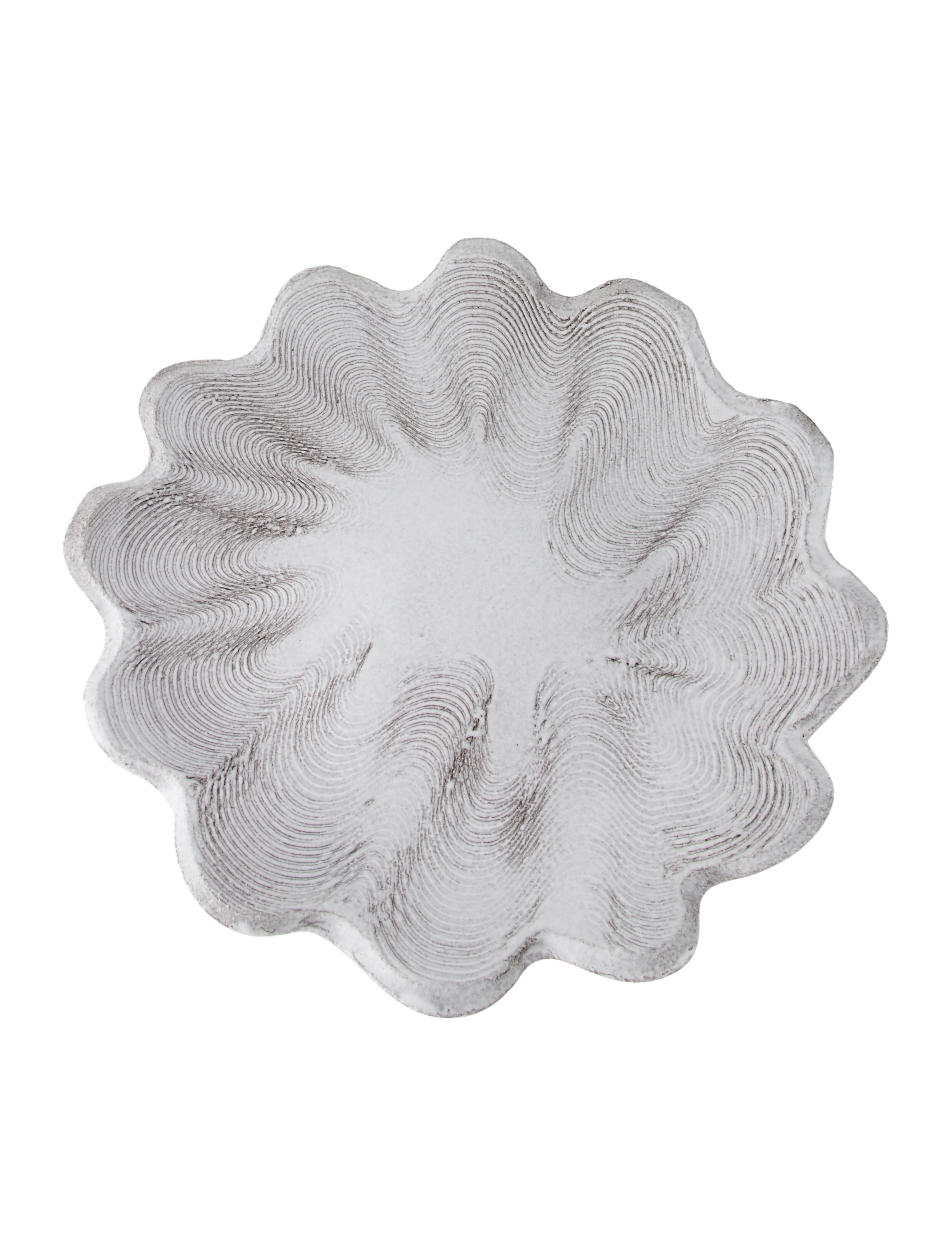 Morgan Peck Scallop Platter - Pearl Electric