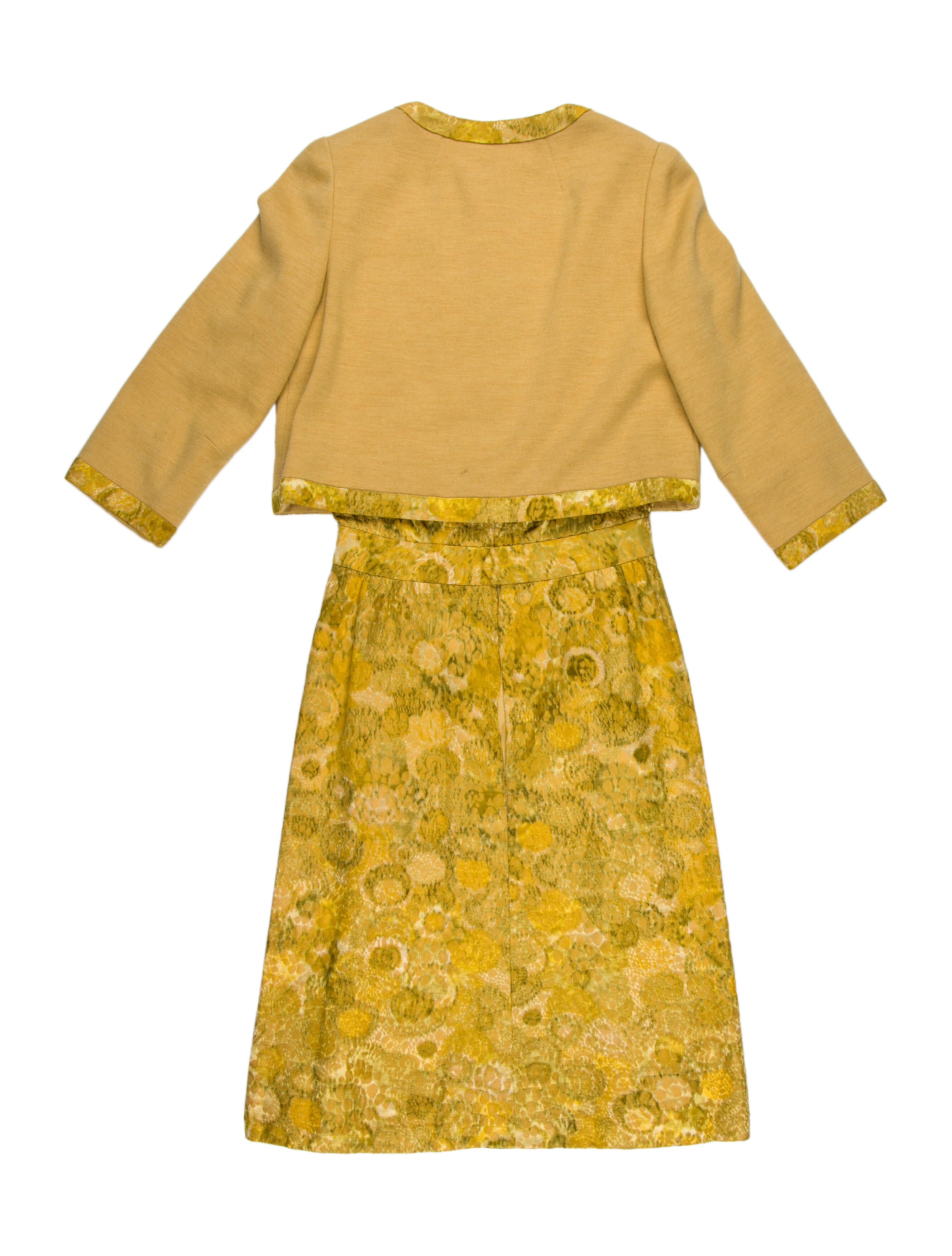 Mainbocher Vintage 1950's Dress Set