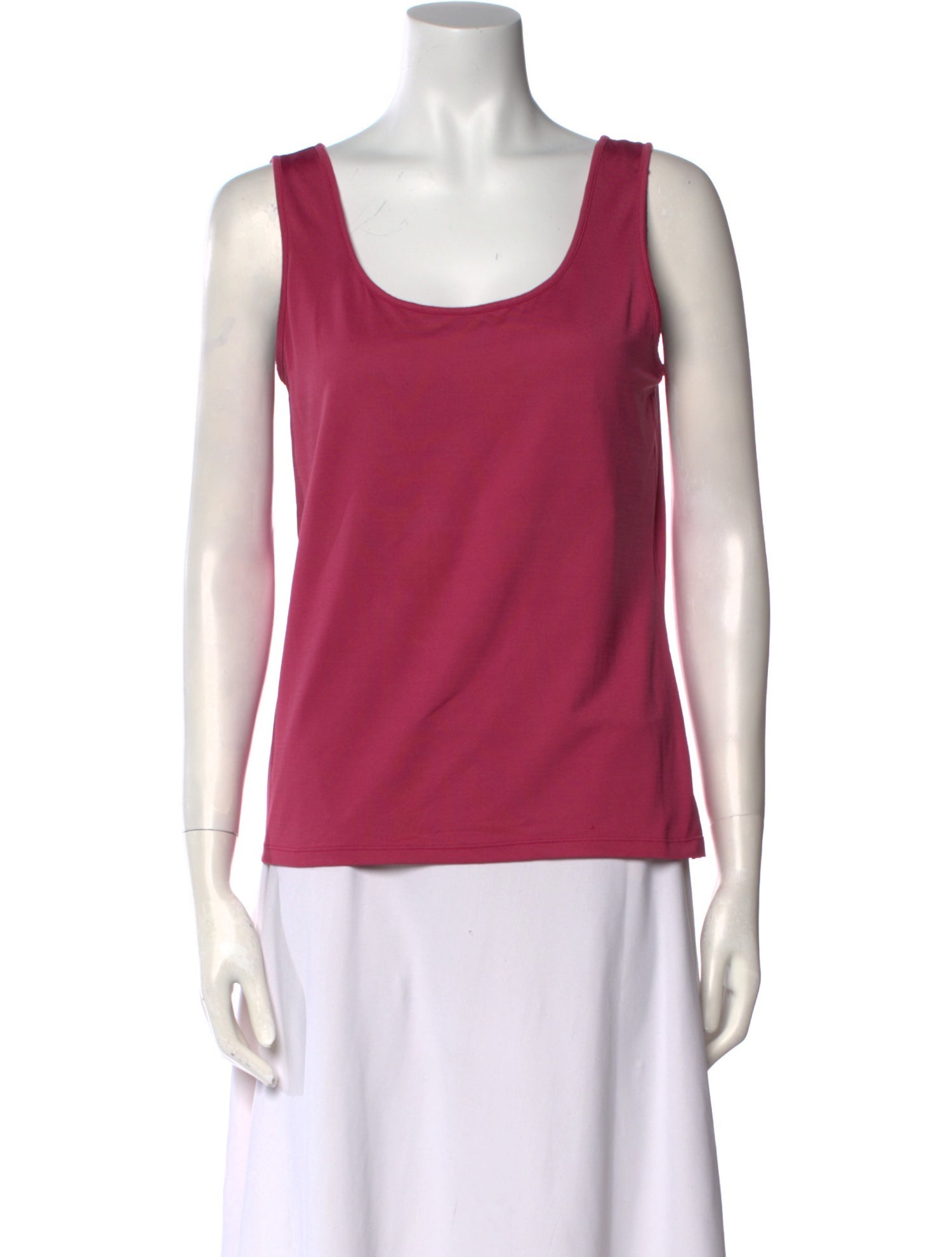 Mainbocher Nylon Scoop Neck Top