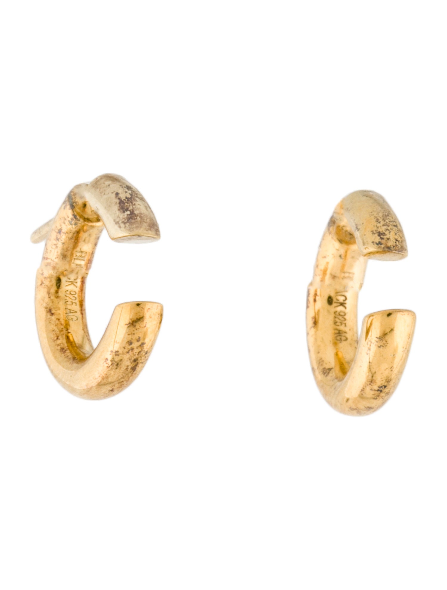 Maria Black Disrupted Hoop Earrings