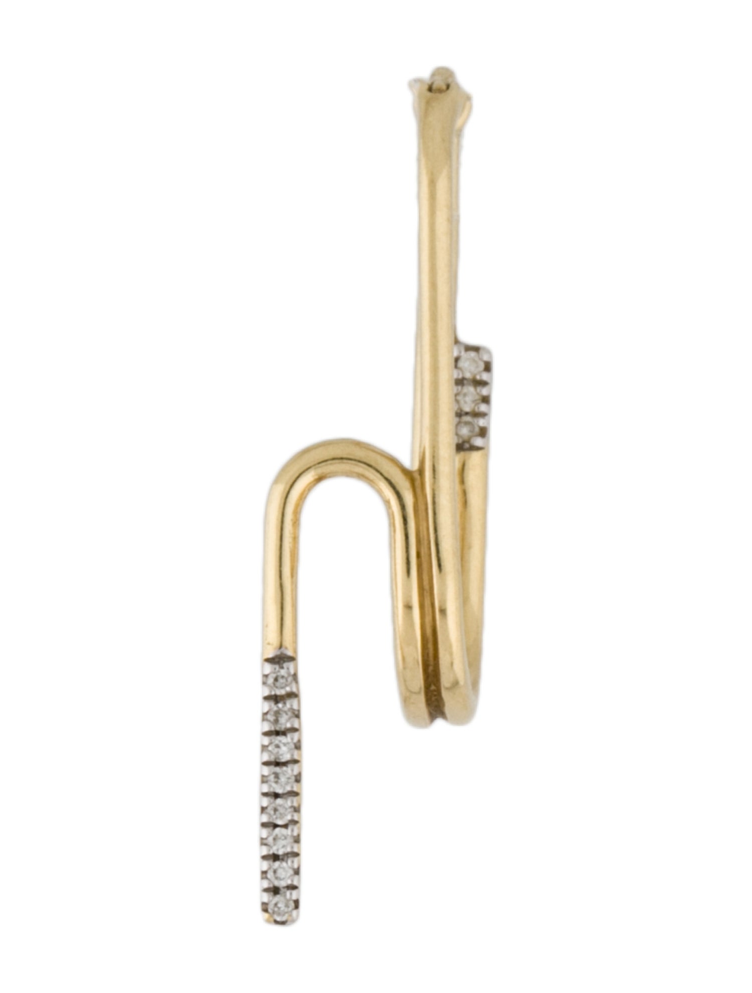 Maria Black 14K Diamond Single Drop Earring