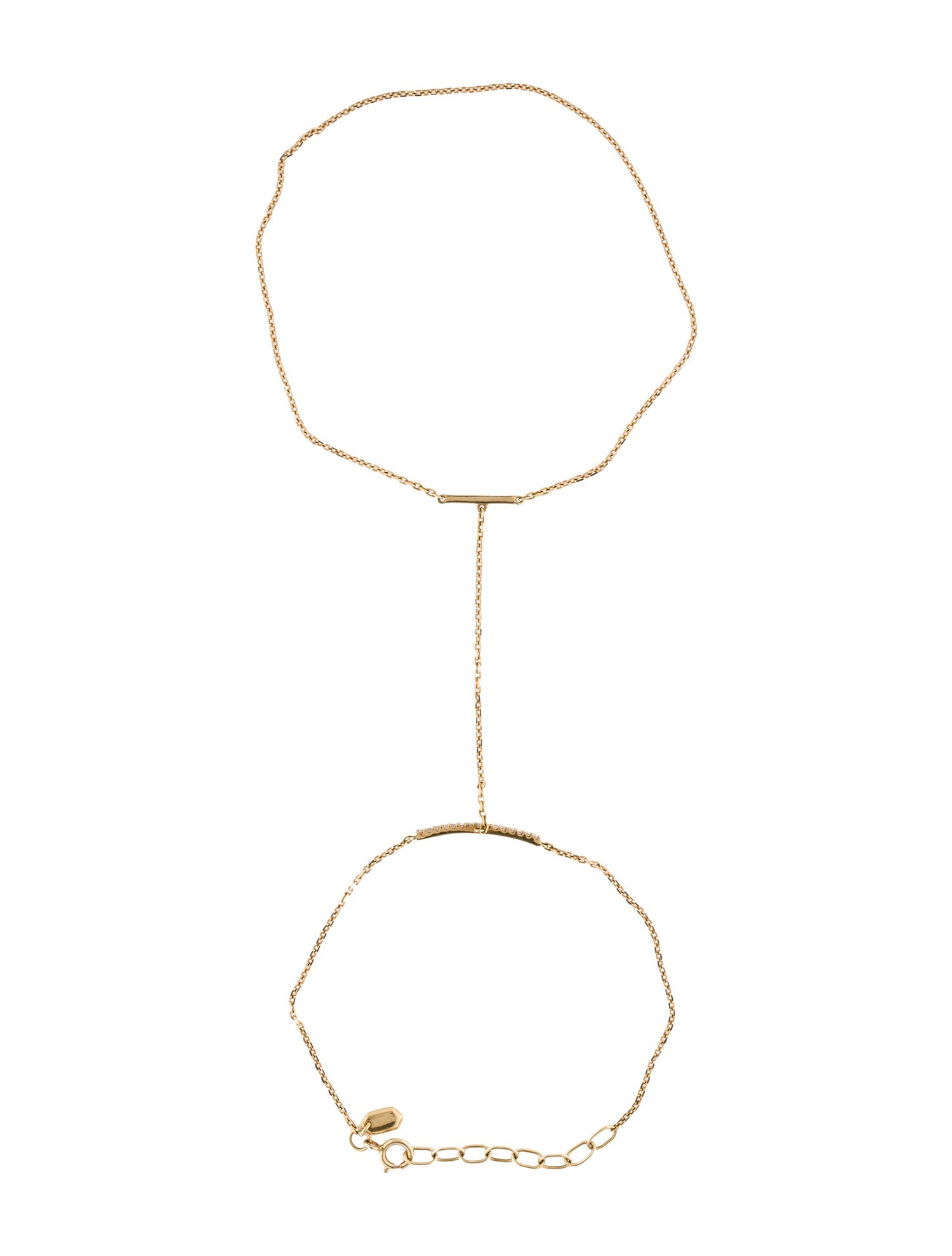 Maria Black 18K Diamond Hand Chain Bracelet